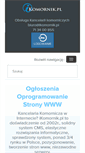 Mobile Screenshot of ikomornik.pl